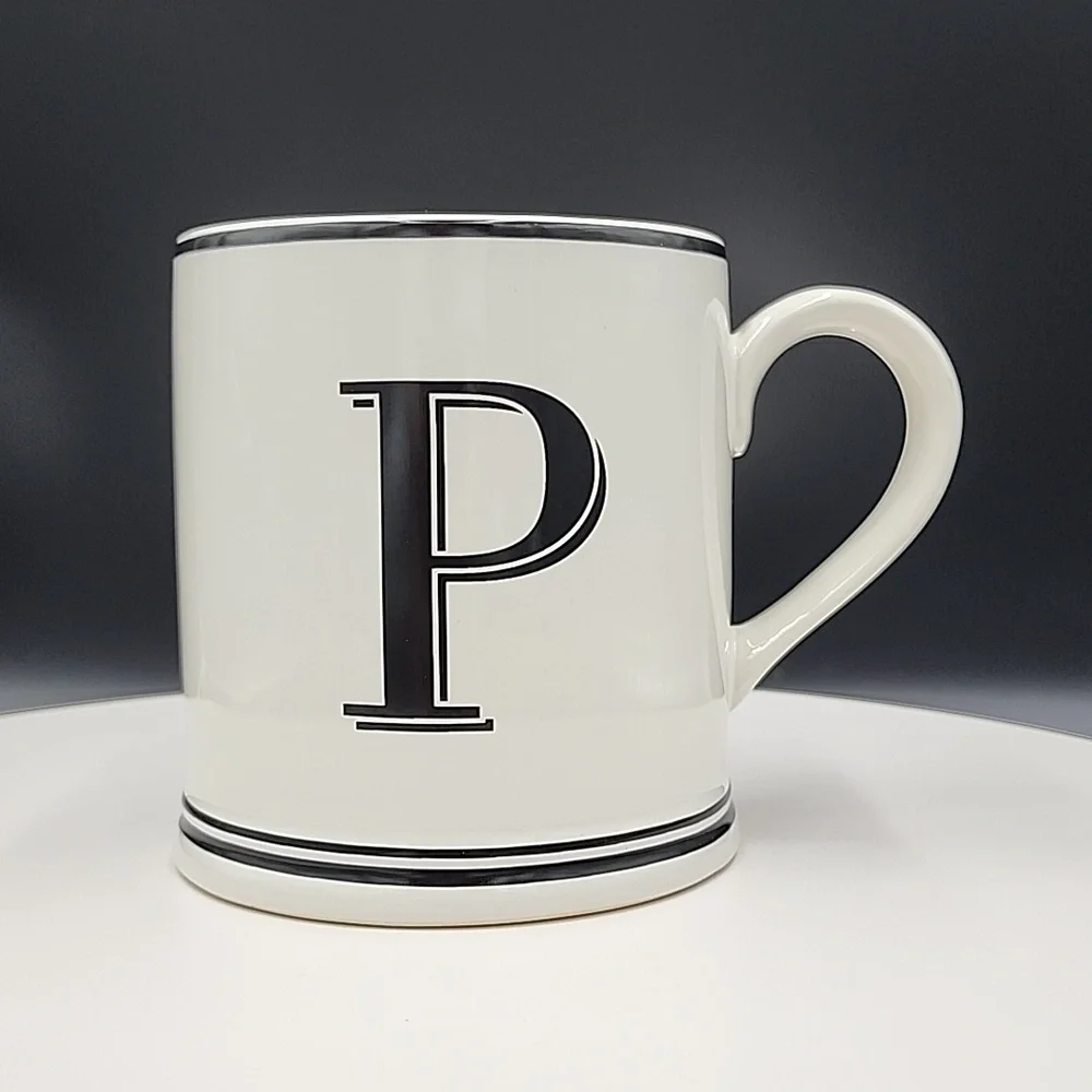 Sur La Table P Coffee Tea Mug